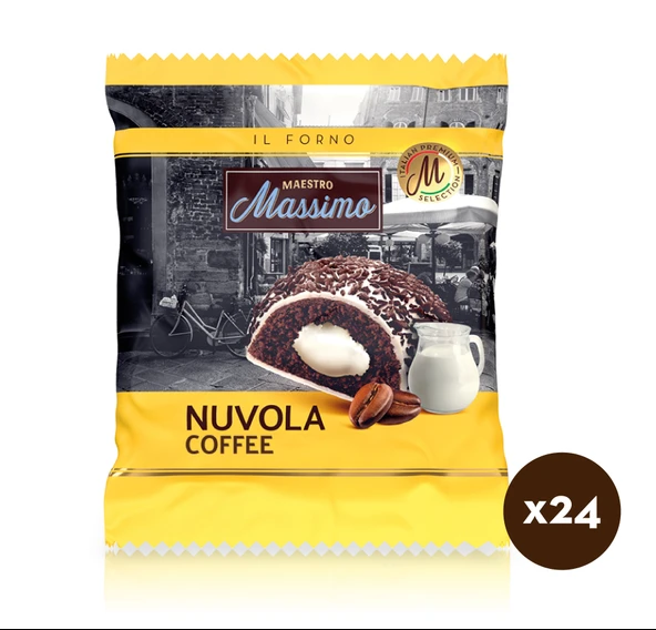 Nuvola Coffee (Kahveli Kek) 45 Gr. 24 Adet (1 Kutu)