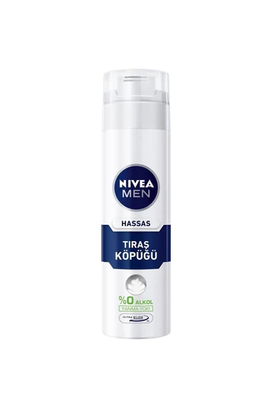 NİVEA TIRAŞ KÖPÜĞÜ HASSAS CİLT 200 ML - 2