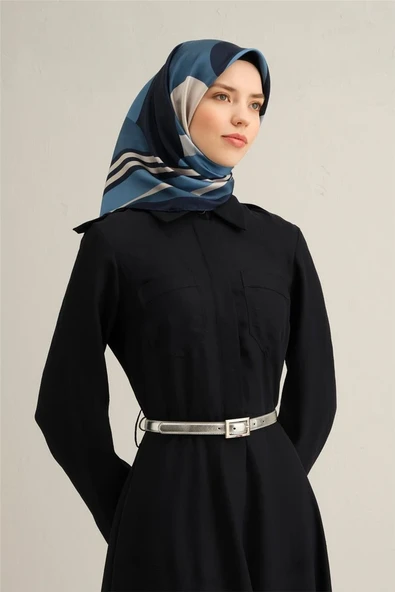 ARMİNE DJ SAF İPEK EŞARP 9313D (S) YAZ SEZON 2025 - 3