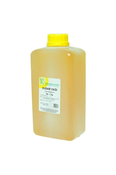 Baharatçılık Susam Yağı 1kg Kiloluk Bidon - 5