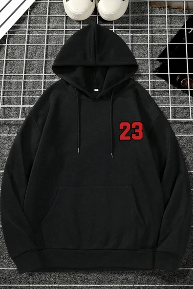 California 23 Baskılı Oversize Sweatshirt - Resim 4