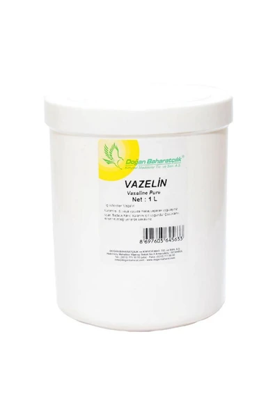 Baharatçılık Doğal Saf Vazelin 1 Lt Litre Kilo Bitkisel - 4