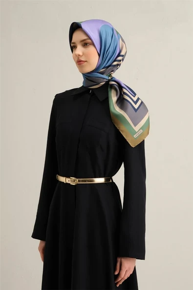 ARMİNE DJ SAF İPEK EŞARP 9313D (S) YAZ SEZON 2025 - 10