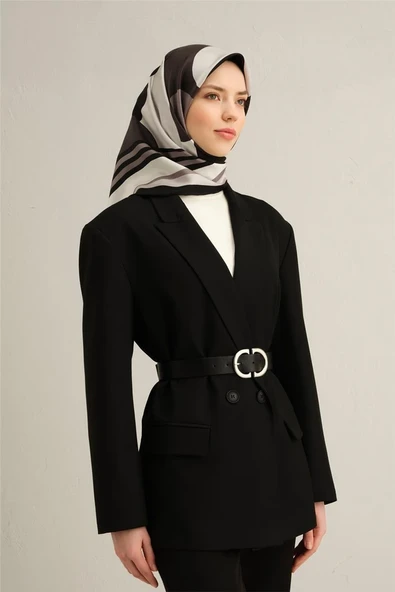 ARMİNE DJ SAF İPEK EŞARP 9313D (S) YAZ SEZON 2025 - 6