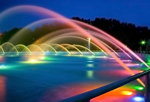 Mega Pool RGB Led (Osram) 2 Kablolu Sıva Üstü Havuz Aydınlatma Lambası-Flat Type Led Lights-ToptancıyızBiz - 5