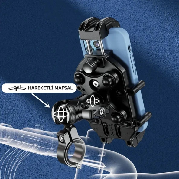 NUKROTECH M26 TİTREŞİM MODÜLLÜ TELEFON TUTUCU - Resim 9