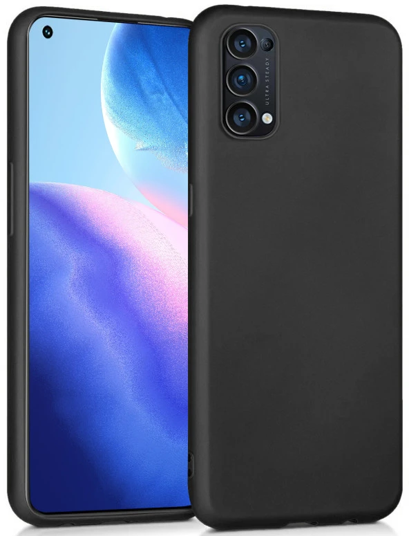 Oppo Reno 5 Kılıf Ultra İnce Renkli Silikon Kapak