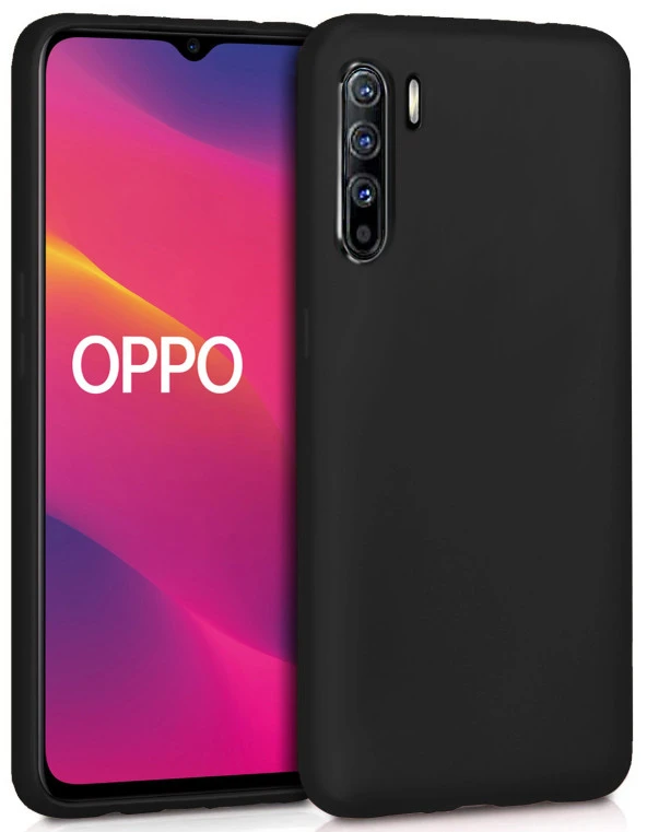 Oppo Reno 3 Kılıf Ultra İnce Renkli Silikon Kapak