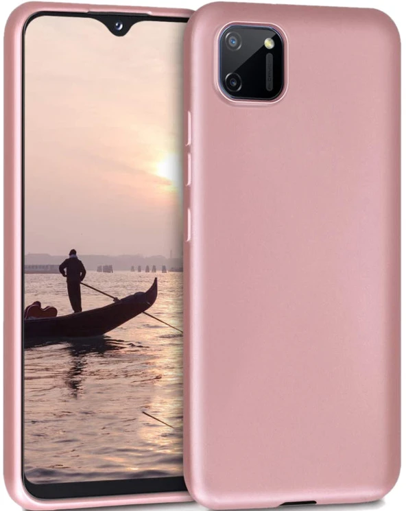 Oppo Realme C11 Kılıf Ultra İnce Renkli Silikon Kapak - 2