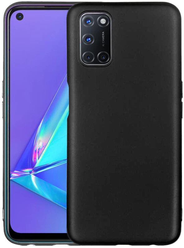 Oppo A92 Kılıf Ultra İnce Renkli Silikon Kapak