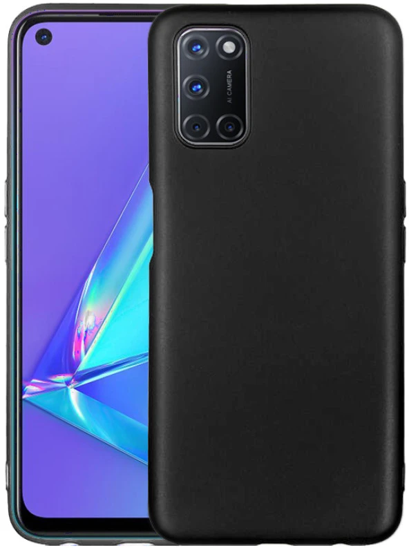 Oppo A72 Kılıf Ultra İnce Renkli Silikon Kapak