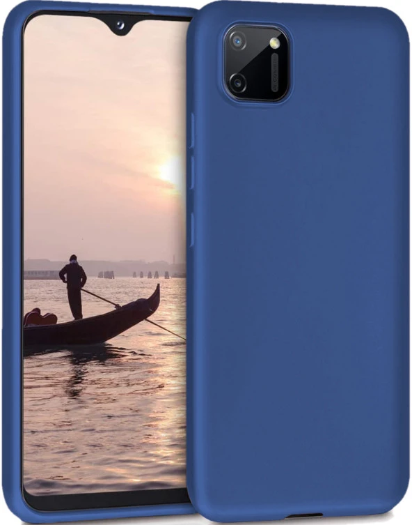 Oppo Realme C11 Kılıf Ultra İnce Renkli Silikon Kapak - 6