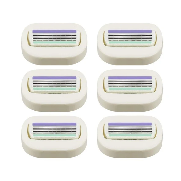 Wilkinson Sword Intuition Sensitive Care Kendinden Sabunlu Kadın Tıraş Bıçağı Kartuşu |  4 Bıçaklı 6 Yedek Kartuş - 3