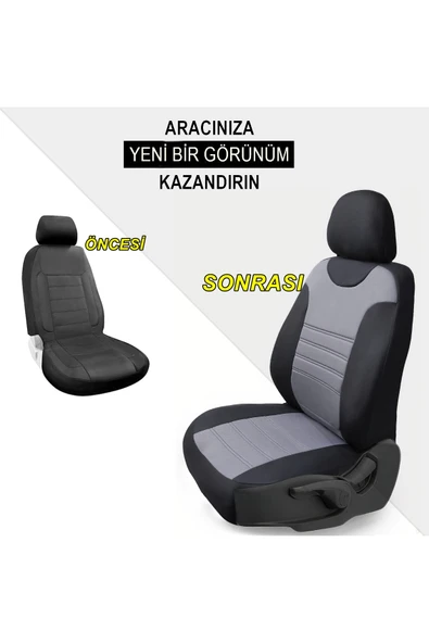 Volkswagen Bora Uyumlu TREND Model Oto Koltuk Kılıfı - 3