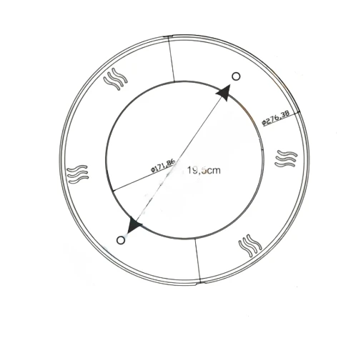Mega Pool RGB Led ( Osram ) 4 Kablolu Sıva Üstü Havuz Aydınlatma Lambası-Flat Type Led Lights-ToptancıyızBiz - Resim 4