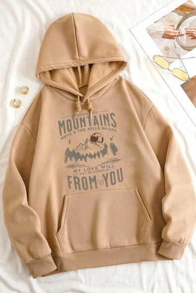 From You Baskılı Oversize Sweatshirt ürün görseli 1