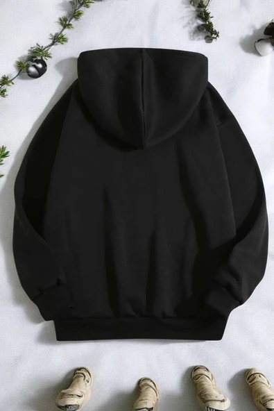 Baseball Baskılı Oversize Sweatshirt - Resim 2