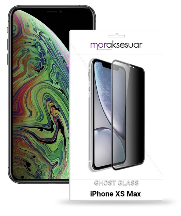 Apple iPhone XS Max Gizli Hayalet Ekran Koruyucu Kırılmaz Cam