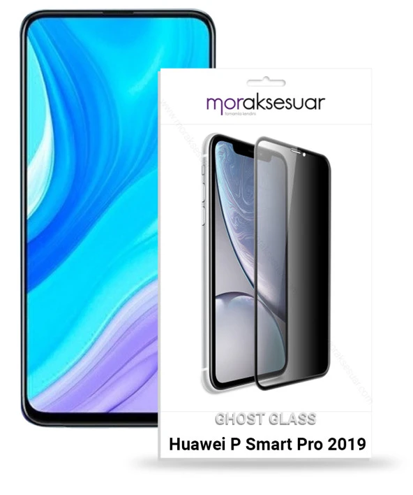 Huawei P Smart Pro 2019 Gizli Hayalet Ekran Koruyucu Kırılmaz Cam