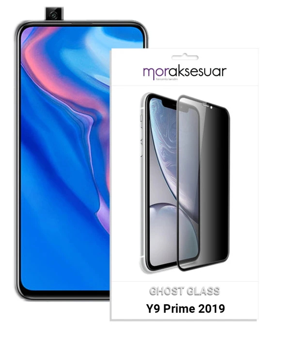 Huawei Y9 Prime 2019 Gizli Hayalet Ekran Koruyucu Kırılmaz Cam