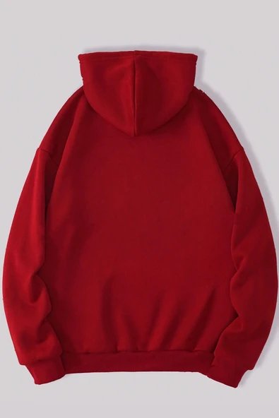 Faith Hope Love Baskılı Oversize Sweatshirt - Resim 2