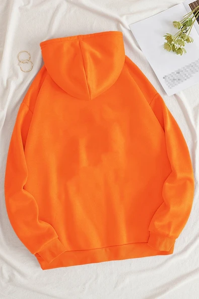 Cherry Tree Baskılı Oversize Sweatshirt - Resim 2