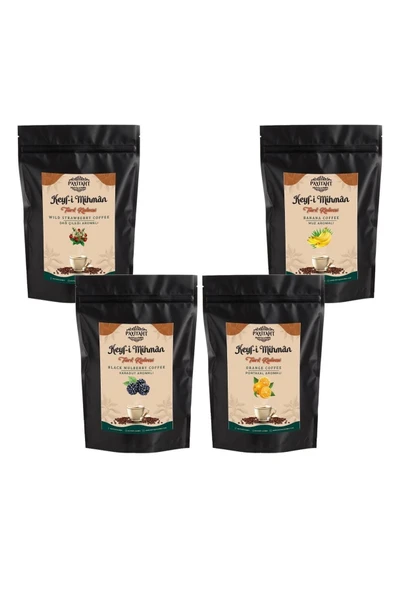 payitaht hurma Keyf-i Mihman - Çilek Karadut Muz Portakal 4lü Paket