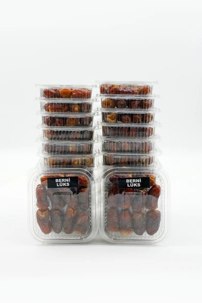 payitaht hurma MEDİNE BERNİ HURMA 100 GR - 24 LÜ PAKET ORTA ŞEKERLİ TADIMLIK HAC DÖNÜŞÜ HEDİYELİK HURMA - 2