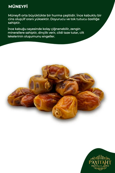 payitaht hurma Medine Müneyfi 1kg Yeni Mahsul Doyurucu Cildi Tazeleyici Hurma Mineyfi1kg - 3