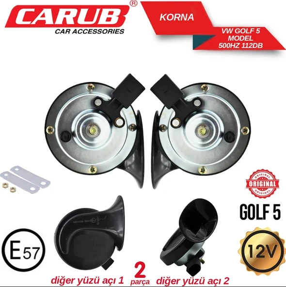 Korna 12V 2Li Orj. Md WV Golf-5 New / C5