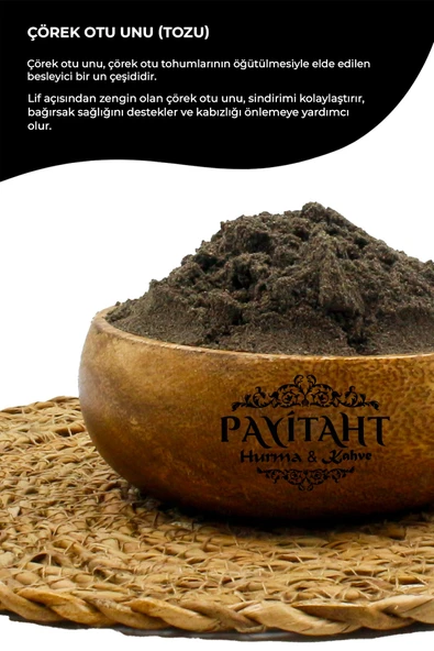 payitaht hurma DOĞAL TAZE ÇEKİLMİŞ ÇÖREK OTU UNU TOZU KATKISIZ 200GR - 2