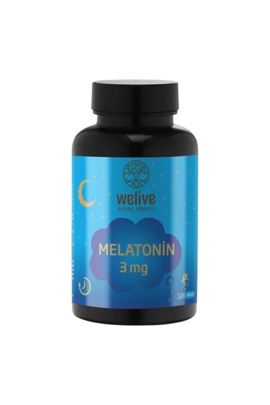 Welive Melatonin 3mg Takviye Edici Edici Gıda - Resim 5