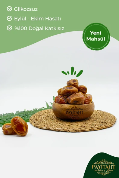 payitaht hurma Medine Müneyfi 1kg Yeni Mahsul Doyurucu Cildi Tazeleyici Hurma Mineyfi1kg - 4
