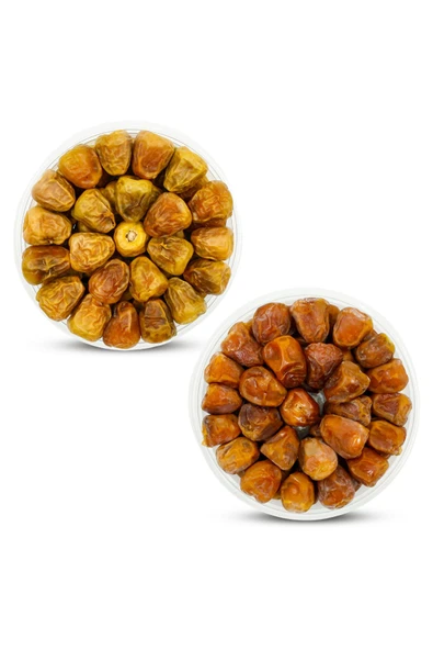 payitaht hurma Medine Cassim Kasim Sukkari Yumuşak ve Cassim Müfettel Taze Yaş Hurma Tabak Hurma Set 1KG Hurma - 2