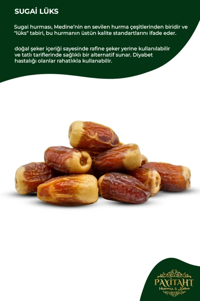payitaht hurma MEDİNE SUGAİ LÜKS HURMA 12 Lİ PAKET - 100 GR ANTİOKSİDAN DEPOSU TADIMLIK HAC DÖNÜŞÜ HEDİYELİK HURMA - 3