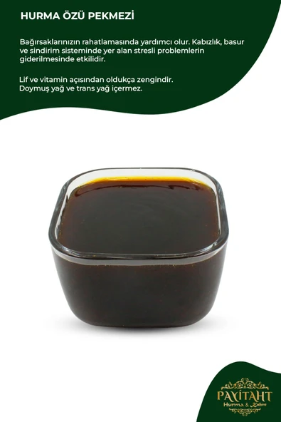 payitaht hurma Medine Duşap Hurma Özü Pekmez 315 Gr (şekersiz) 1 Paket - 2