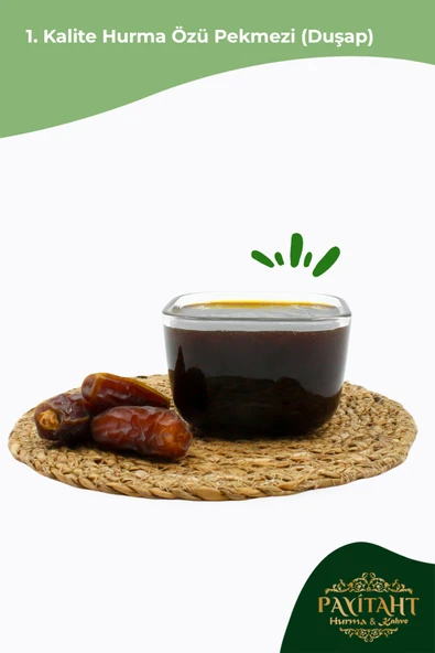 payitaht hurma Hurma Özü Pekmezi Katkısız Şeker İlavesiz 315G Koruyucu İçermez %100 Doğal Pekmez - 3