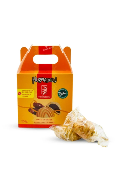 payitaht hurma HURMADOLU HURMA VE SUSAM DOLGULU ŞEKER İLAVESİZ KURABİYE 200 GR (TURUNCU KUTU) - 2