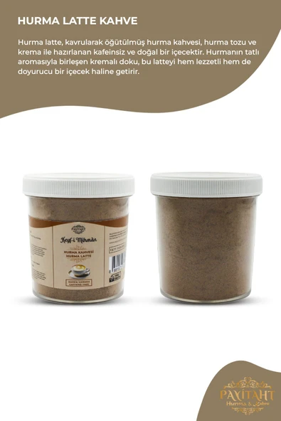 payitaht hurma Hurma Latte Hurma Kahvesi - 2