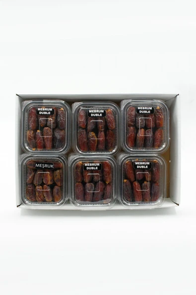 payitaht hurma MEDİNE MEBRUM DUBLE HURMA 12 Lİ PAKET - 100 GR TÜRK DAMAK TADINA UYGUN TADIMLIK HAC DÖNÜŞÜ HEDİYE ürün görseli 1