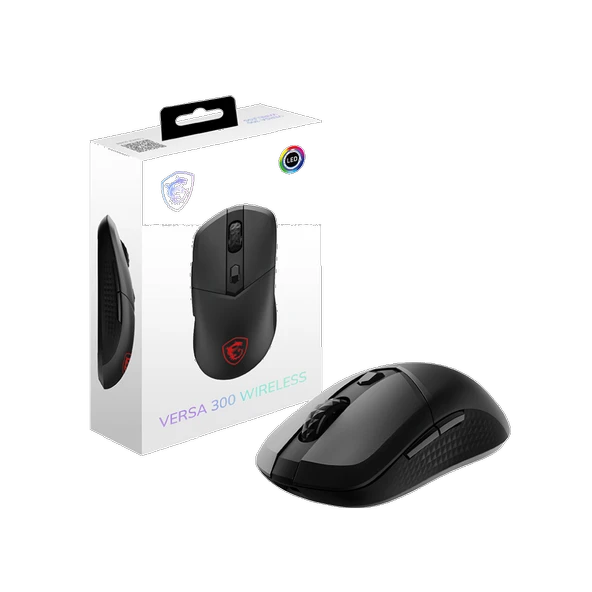 MSI VERSA 300 WIRELESS Siyah RGB Kablosuz Gaming Mouse - 5