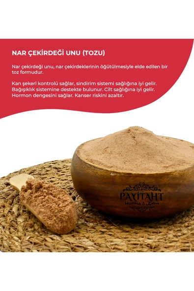 Kuşburnu Tozu- Keçiboynuzu Unu- Nar Çekirdeği- İğde Çekirdeği Unu Tozu Seti 200GRx4'lü Set - 3