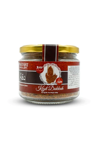 payitaht hurma Kızıl Dukkah Dukka Baharatı 200 Gr. 1. Kalite Doğal