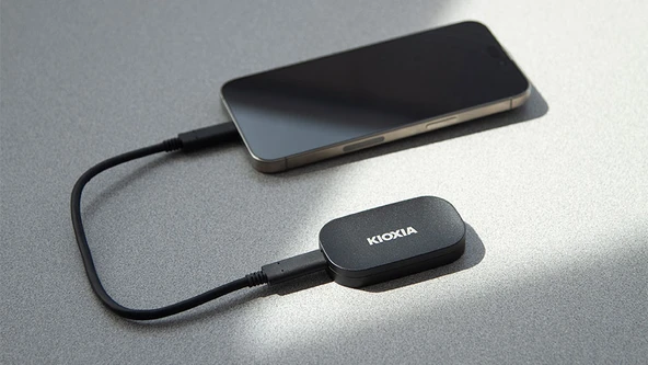 KIOXIA EXCERİA PLUS G2 LXD20K001TG8 1TB 1050/1000MB/s USB 3.2 GEN2 TYPE-C TAŞINABİLİR SSD DİSK - 3