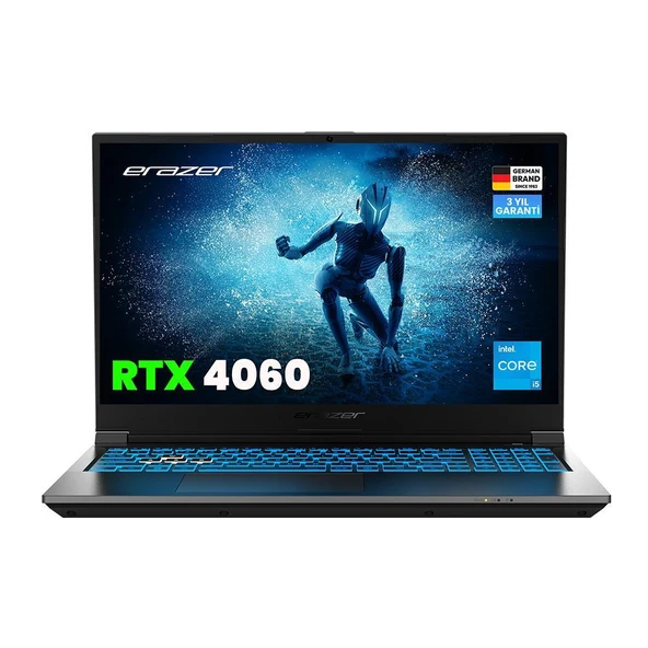 Erazer Deputy P60i MD62747-R32S1 Intel Core i5-13420H 32GB 1TB SSD RTX4060 FreeDOS 15.6" FHD 144Hz Oyun Bilgisayarı