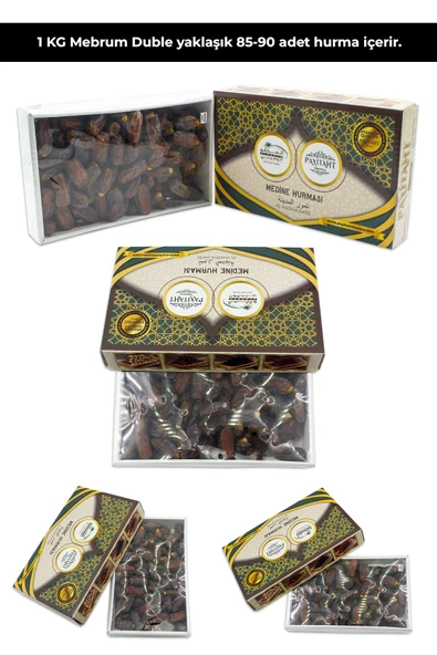 payitaht hurma Mebrum Duble Medine Hurması 3kg -yeni Mahsul-türk Damak Tadına Uygun 8681506271768 - Resim 2