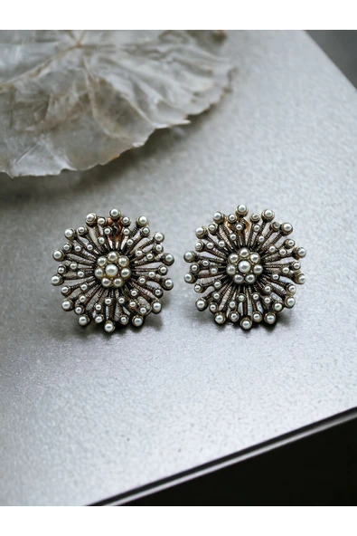 Elmas Montür Küpe - Resim 4