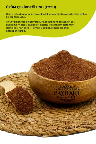 payitaht hurma Çakşır Unu- Üzüm Çekirdeği- Zeytin Çekirdeği- Meyan Kökü Unu Seti - 4