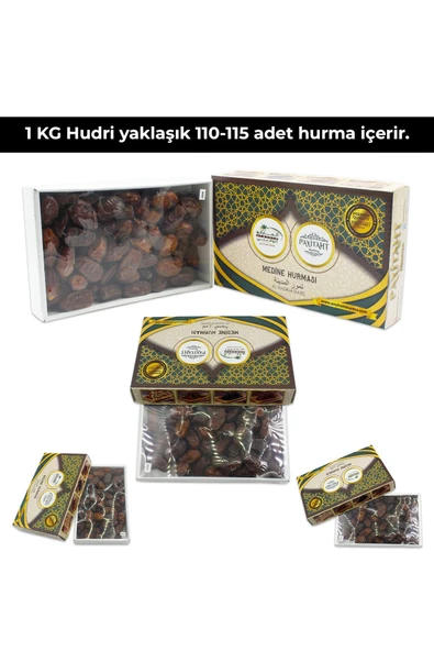 payitaht hurma Hudri Lüks Medine Hurması 250gr Yeni Mahsul Potasyum Zengini Kan Yapıcı Etli Iri Yapılı Hudri250 - Resim 2