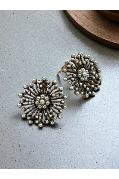 Elmas Montür Küpe - Resim 3